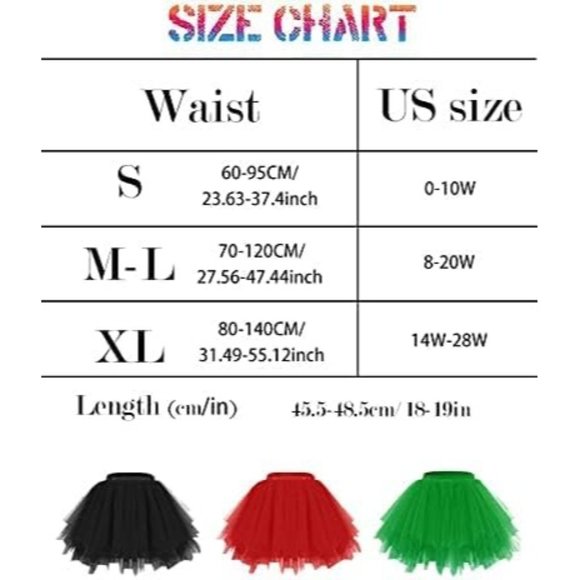 Women's Tutu Skirt Vintage 50s Ballet Bubble Dance Skirts for Cosplay Party - Picture 4 of 4